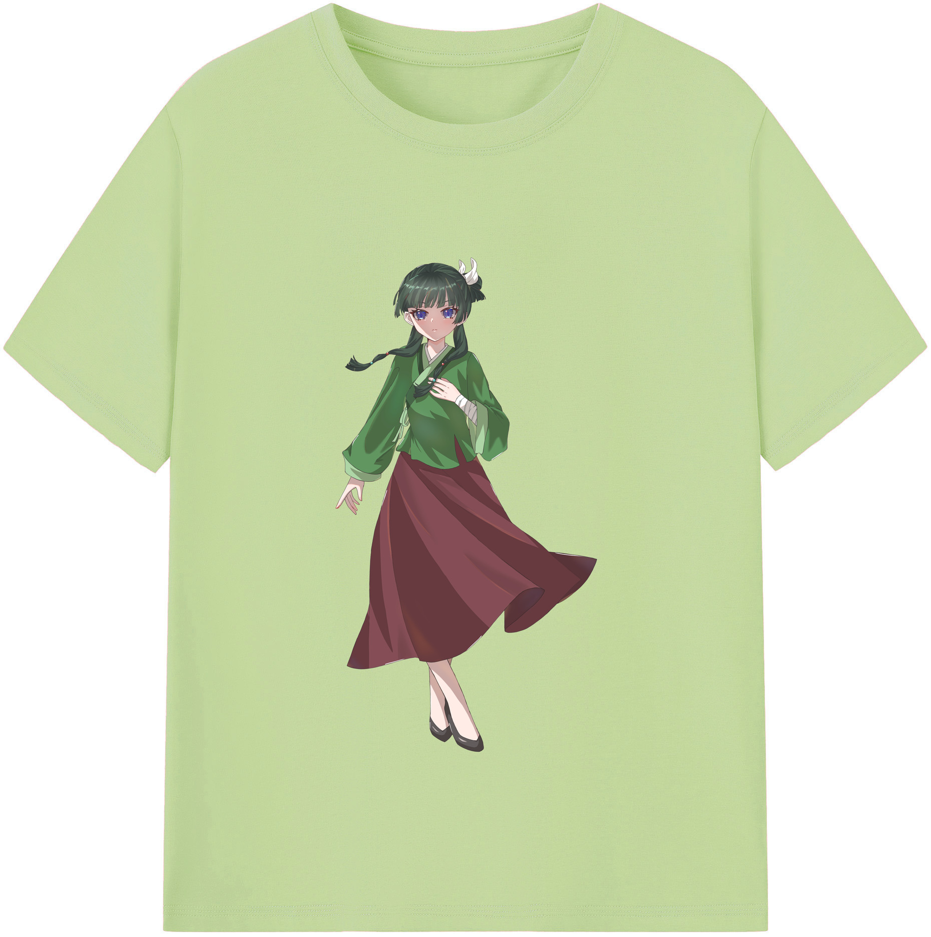 （画像用） 薬屋のひとりごと The Apothecary Diaries 綿100％半袖Tシャツ（フロントプリント）